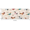 thumbnail image 7 of Dachshund Kitchen Rug Mat,Kitchen Runner Rugs Non Skid Washable,Decorative Kitchen Floor Mats for Kitchen,Sink,Laundry,17"x47.2", 7 of 7