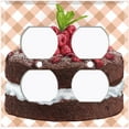 thumbnail image 3 of Metal Light Switch Plate Cover Elegant Chocolate Cake Dessert CAK009, 3 of 15