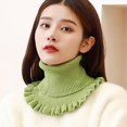 thumbnail image 3 of Foulard Tricotée Femme Chaude Coupe-Vent Hiver Cache-Cou Cache-Cou Foulard, 3 of 10