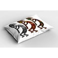 thumbnail image 2 of Ambesonne Southwestern Pillow Sham, East Art, 26" X 20", Multicolor, 2 of 2