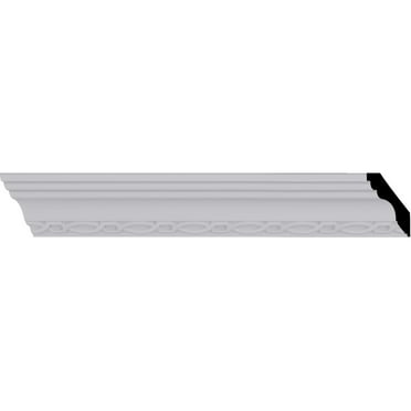 2 1/2"H x 2 3/8"P x 3 3/8"F x 94 3/8"L, (2" Repeat), Loera Crown Moulding
