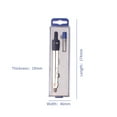thumbnail image 3 of Compasses High Precision Professional Metal Compass Drawing Set With Pencil-Lead School Compass Drawing Set Fast Ship Silver, 3 of 5