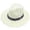 White, variant on Mens Lightweight Straw Fedora Panama Hat Western Denim Curved Top Hat Woolen Big Brimmed Autumn Winter Style British Jazz Sun Hat White One Size