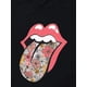 thumbnail image 4 of Funny Floral Lips Print Casual Sports Tee, Fashionable Short Sleeves Workout T-shirt Top, Women's Activewear, 4 of 7