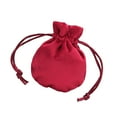 thumbnail image 3 of Organizador de joyas navideño con cordón - Bolsa de terciopelo para colgantes Vino tinto 75x95cm, 3 of 9