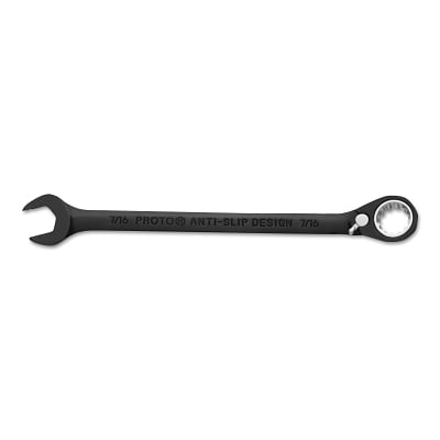 Proto Spline Reversing Ratcheting Wrench, Opening Size 7/16", Each (577-SCV14)