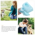 thumbnail image 2 of WHAMVOX 1Pc Portable Sky Blue Pet Cleaning Tool Outdoor Litter Shovel with Humanized Handle, 2 of 7