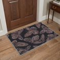 thumbnail image 6 of GENIMO 2'x7' Runner Rug, Machine Washable Non Slip Low Pile Hallway Runner Rug for Kitchen Laundry Room, Contemporary Animal Print, Dusty Brown, 6 of 7