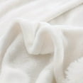 thumbnail image 3 of 1pc Flannel Blanket, To My Granddaughter From Grandma Floral Blanket, Warm Cozy Soft Throw Blanket For Couch Bed Sofa, 3 of 7