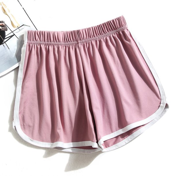 TaTaai Women's Solid Yoga Beach Shorts 3 Inch Mid Thigh High Waisted Lounge Casual Home Wear Summer Soft Non-See-Through Athletic Gym Workout Fitness Gift
