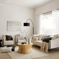 thumbnail image 2 of Bouclair Elli Textured White Rug 3' x 5', 2 of 8