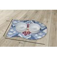 thumbnail image 2 of Simply Daisy Original Fish Shape Pet Feeding Mat for Cats, 2 of 3