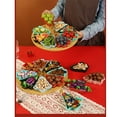 thumbnail image 4 of YHAICO Tray Table Trays for Serving Food Vegetable Tray 8pcs+1pc Tray Christmas Tree Dry Fruit Nut Set Snack Fruit Dessert Candy, 4 of 6