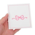 thumbnail image 5 of 100PCS Bowknot Name Cards: Pink Bow Place Cards Cute Scalloped Tent Name Cardstock Blank Seat Assignment Label for Birthday Party Wedding Table Setting Supplies, 5 of 7