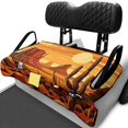 thumbnail image 3 of Yuyamidu Arizona Sunset Golf Cart Seat Covers with 4 Front Pockets Cactu Club Cars Seat Towel Blanket for 2 Passenger, Golf Cart Accessories Comfortable and Protect Your Golf Cart, 3 of 7