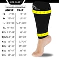 thumbnail image 4 of Mojo Compression Socks Footless for Men & Women (3 Pairs) 20-30mmHg Black, 5X-Large, 4 of 5