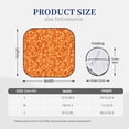 thumbnail image 3 of Balery Orange Glitter Parasol para parabrisas de coche de 2 piezas | Parasol plegable para parabrisas delantero de coche para la mayoría de sedanes-Large, 3 of 6