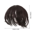 thumbnail image 3 of Pieza de cabello topper piezas de cabello adelgazante peluca de peluca para mujeres, 3 of 7