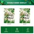 thumbnail image 4 of Sm:)e Green Shamrock Not Lucky Just Blessed Saint Patricks Day Garden Flag 12x18 Inch, 4 of 7