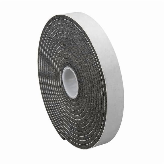 3m Foam Tape, Black, 5 yd L, 3/4 in W 3/4-5-4504
