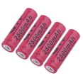 thumbnail image 1 of 4 Pcs Batterie Li-ion Rechargeable 2500mAh TR14500 3.7V pour Lampe de Poche Torche, 1 of 6