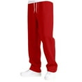 thumbnail image 2 of CPNG Boys Daily Fashion Cargo Pants Elastic High Waist Straight Leg Multi-Pocket Cargo Sweatpants Casual Jogger(Red,10-11 Years), 2 of 6