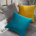 thumbnail image 5 of Funda de almohada de terciopelo en casa funda de almohada a cuadros hexagonal, 5 of 5