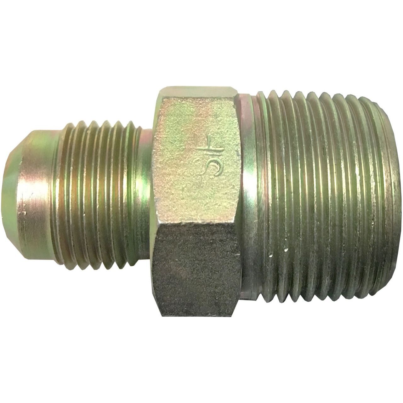 Firegear U18ES Steel Gas Flare Fitting1/2"OD Flare x 3/4"MIP