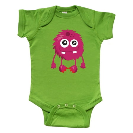 

Inktastic Furry Monster Cute Little Monster Pink Monster Gift Baby Boy or Baby Girl Bodysuit