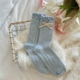thumbnail image 2 of Daznico Socks for Women - Women Socks Bow Crew Socks Dress Breathable Soft Girls Socks, 2 of 4