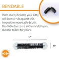 thumbnail image 3 of K&H EZ Mount Self-Grooming Brush, Black, 3.5" x 17", 3 of 8