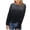 Dark Gray, variant on Lovskoo Sweaters for Women Fall Trendy Rounk Neck Long Sleeve Casual Pullover Blouse Sweater Black