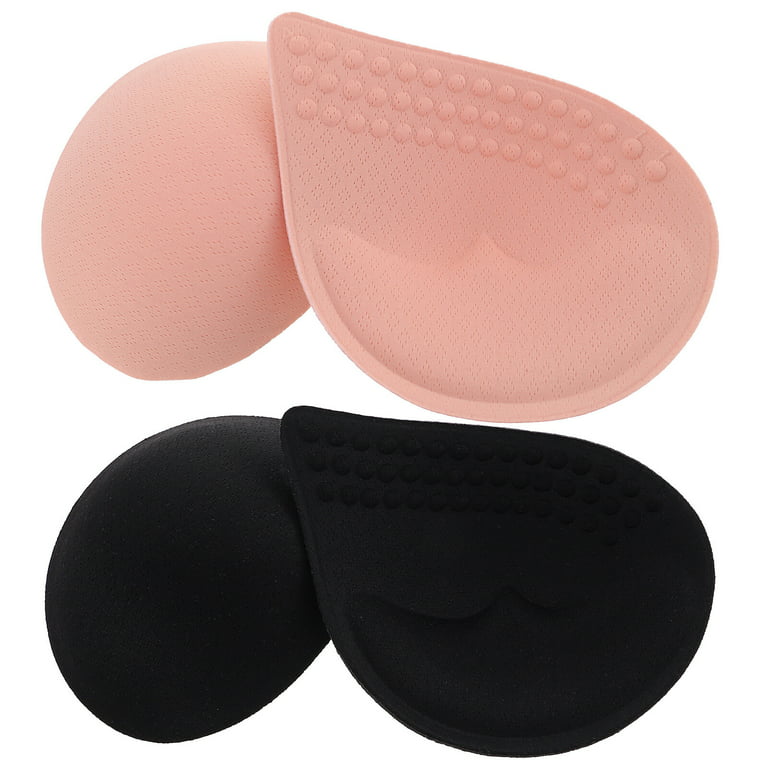 Manwang Bra Pad Inserts 2 Pairs, Bra Pads Sewn Padded for Sports Bra A/B or  C/D,D/E Cup