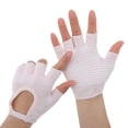 thumbnail image 2 of Unique Bargains Yoga Gloves Fingerless Pilates Gloves One Size Pink, 2 of 5