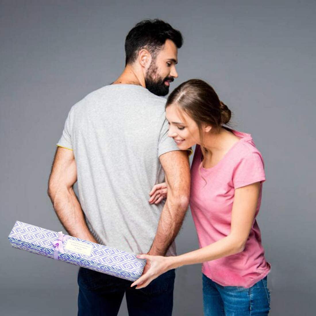 Lavender Scented Drawer Liners, 6 Sheets Fragrant Paper Liners Non