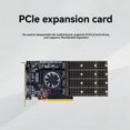 thumbnail image 3 of PCIE 3.0 to M.2 NVME 4 Disk Expansion Card, PLX8749 Motherboard Free Split, for Graphics Card NVME U.2 Expansion, 3 of 6