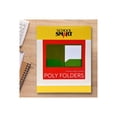 thumbnail image 5 of 2-Pocket Poly Folders, Green, Pack of 25, 5 of 8