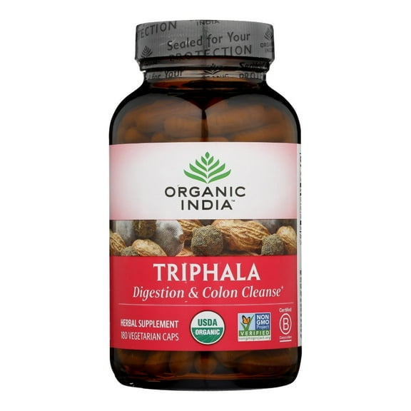 Organic India Triphala -- 180 Vegetarian Caps