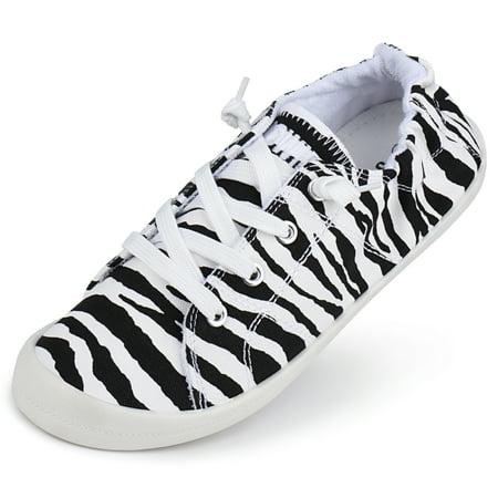 JENN ARDOR Womens Low Top Classic Slip On Lace Up Shoes Comfort Fashion Sneakers Casual Sneaker Comfort Walking Flats Loafers