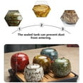 thumbnail image 3 of Shisuyan 5Pcs Ceramic Tea Leaves Cans Sealing Tea Canisters Tea Sealed Jars Storage Holders, 3 of 8