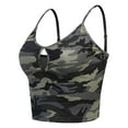 thumbnail image 3 of Womens Tank Tops Camouflage Sleeveless Backless Spaghetti Strap O Neck Racerback Vest Grey Summer Clothes Teen Girls L, 3 of 6