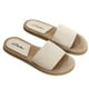 thumbnail image 2 of Verano damas imitación paja zapatillas moda plana playa chanclas zapatos Wmkox8yii  hj789, 2 of 8