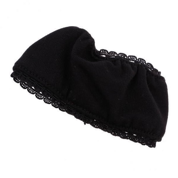 5x Tops Elásticos de Encaje Negro Sin Tirantes, Ropa/4 Accesorios para Muñecas DOA M 5 piezas