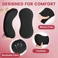 thumbnail image 3 of 2Pcs Post Surgery Lipo Foams, Abdominal Side Compression Board for Liposuction Recovery, 11.8" x 5.5" Black Lateral Protector for Waist Shaping and Anti-Sagging, 3 of 6
