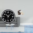 thumbnail image 2 of Reloj de pared,Reloj de pared silencioso y decorativo que no hace tictac,Reloj moderno de 12 pulgadas para pared de casa o oficina,sencillo.,Estatua de cerámica,Juego de estatuas de cerámica, 2 of 8