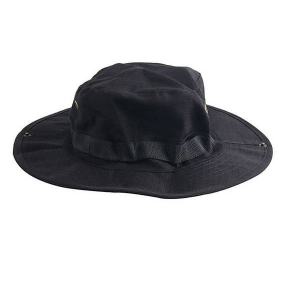 Leadrop Sun Hat Snap Closure Wide Brim Multipurpose Camouflage Bucket Boonie Hat for Hunting