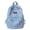 Blue A23, variant on Denim Backpack for High School Students with Large Capacity and Ergonomic Spine Support Designed for Casual Campus Commute and Social Gatherings Dark Blue