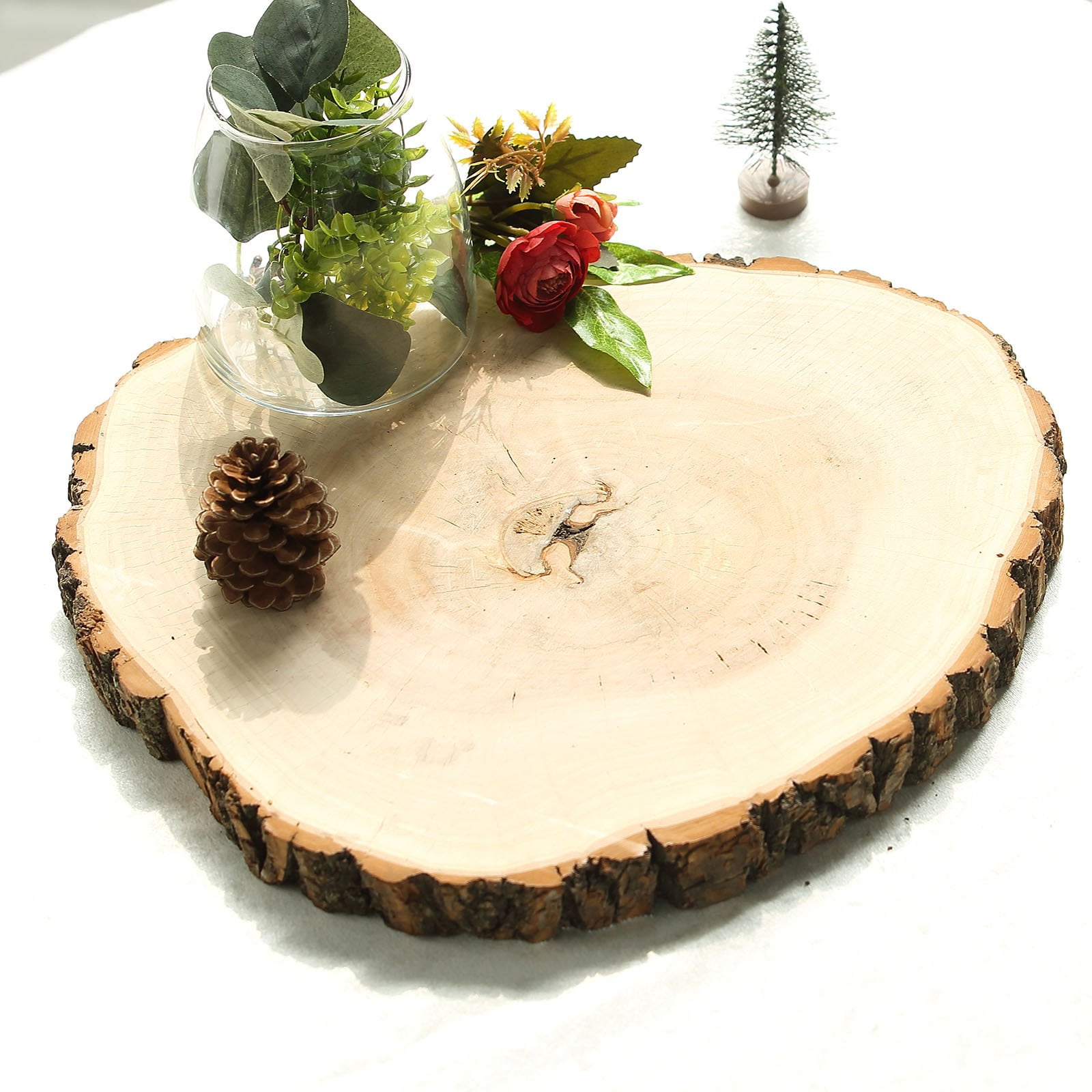 Efavormart 21-23, Rustic Natural Wood Slices