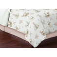 thumbnail image 3 of Sweet Jojo Designs Deer Floral White Taupe and Pink Full/Queen Bed Comforter 3 Piece Bedding Set - 3 Piece, 3 of 6