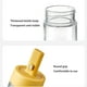 thumbnail image 4 of Tarro de Especias Inteprter PP ABS a prueba de fugas hogar Cocina Amarillo, 4 of 6